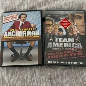 2 DVDS: Anchorman & Team America World Police
